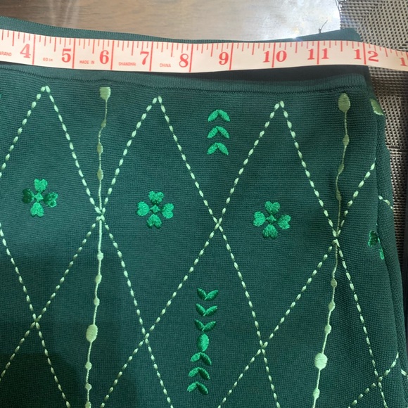 Sandro Clover Printer Mini Skirt - Picture 6 of 6